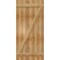 Ekena Millwork Joined Board-n-Batten Shutters w/Z-Bar, Rough Sawn Western Red Cedar, 26 7/8W x 58H, PR RBJ06Z26X058RWR - alternate 3
